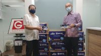 Aice Mulai Distribusikan Jutaan Masker Medis Shield