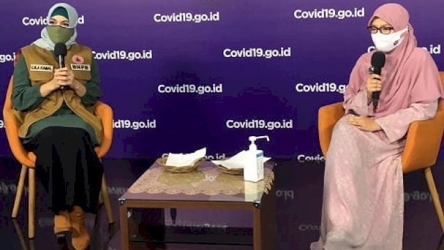 Ketua Bidang Data dan Teknologi Informasi Satuan Tugas Penanganan Covid-19 Dr. Dewi Nur Aisyah.