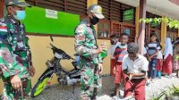 Satgas Yonif 413 Kostrad Aktif Sosialisasi Protokol Kesehatan di Perbatasan Papua