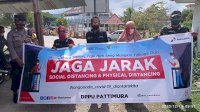 Tim Satgas Covid-19 Negeri Laha Menyosialisasikan Protokol Kesehatan