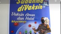 Usai Disuntik, Kapolres Takalar : Vaksin Aman dan Halal