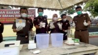 Pakai Blender, Kejari Sidrap Musnahkan Sabu Senilai Rp 3 Miliar