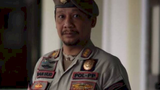 Kepala Satpol PP Makassar, Iman Hud. 