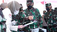 Panglima TNI Pimpin Serbuan Vaksinasi Covid-19 Bagi Prajurit TNI di Yogyakarta