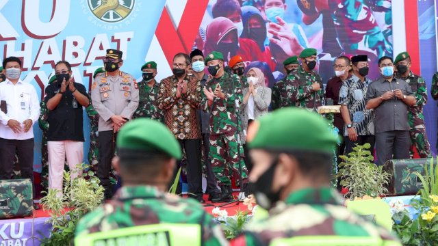 Kodam XIV Hasanuddin Melaunching Tagline Aku Sahabat Rakyat