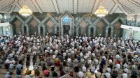 Begini Penampakan Shalat Jumat Perdana di Bulan Ramadhan di Masjid Al Markaz Al Islami