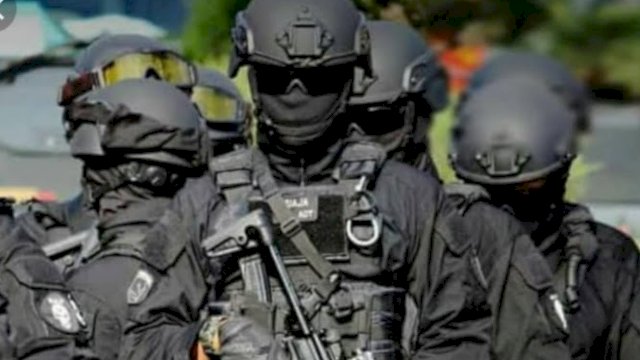 Densus 88 Antiteror Polri. (Instagram/pasukangegana). 