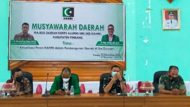 Syamsumarlin Terpilih Ketua Umum MD KAHMIi Pinrang Periode 2021-2026