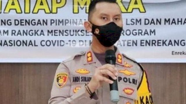 Kapolres enrekang AKBP Andi Sinjaya