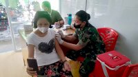 Kontainer Makassar Recover jadi Tempat TNI Lakukan Vaksinasi di Kecamatan Rappocini