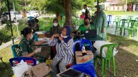 Serbuan Vaksinasi TNI Kembali Suntik Warga di Kelurahan Tidung
