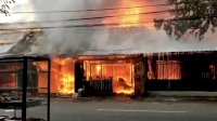 Kebakaran Lagi, Puluhan Ruko di Jalan Veteran Selatan Makassar Terbakar