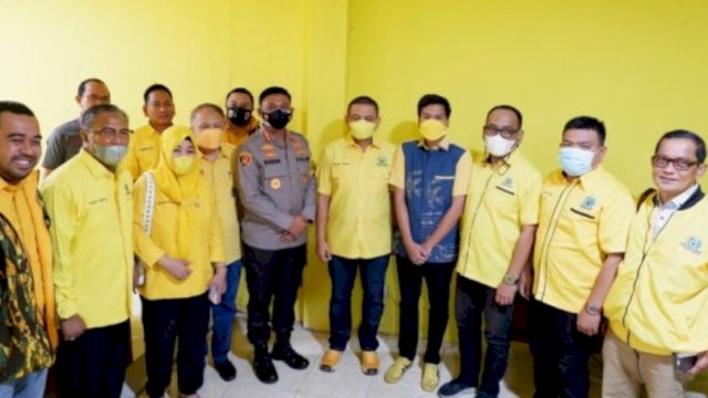 Andi Nurhaldin Dampingi Appi Terima Kunjungan Kapolrestabes Makassar