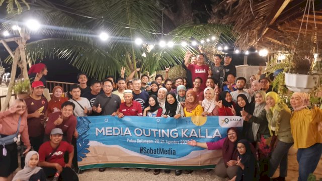 Kalla Group Ajak 34 Jurnalis Nikmati Indahnya Pulau Dutungan Barru