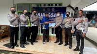 Wadirlantas Polda Sulbar Anjangsana ke Personel Lalu Lintas yang Sedang Sakit