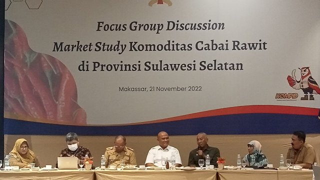 KPPU Kanwil Regional VI Sulawesi Selatan Gelar Diskusi Terkait Harga Cabai Rawit