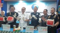 Release Awal Tahun, BNNP Sulsel Ringkus Enam Pengedar Sabu dan Ganja