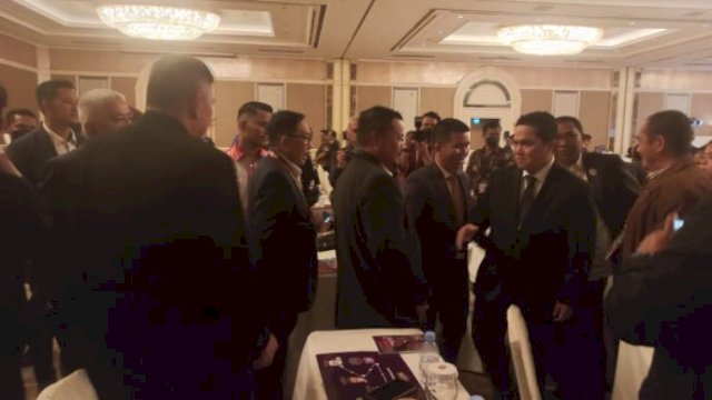 Kongres Luar Biasa (KLB) PSSI di Hotel Shangri-La, Jakarta, Kamis (16/2/2023). 