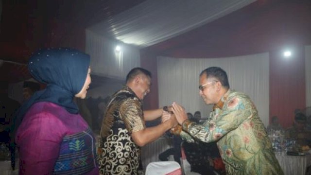 Malam Kenal Pamit Kapolrestabes Makassar di Mapolrestabes Makassar, Minggu (9/4/2023).