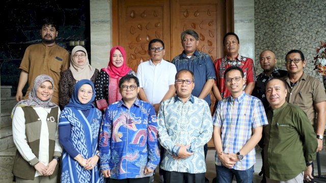 Audiensi HPBI Sulsel di kediaman Wali Kota Makassar, Moh. Ramdhan Pomanto, Jalan Amirullah, Makassar, Jumat (2/6/2023).