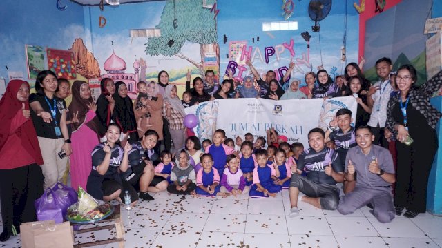 CSR Mercure Makassar Nexa Pettarani dan UNIFA Berbagi ke TK PABATTA UMMI