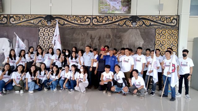 Relawan Praka Siap Menangkan Probowo Gibran Rakabuming di Toraja