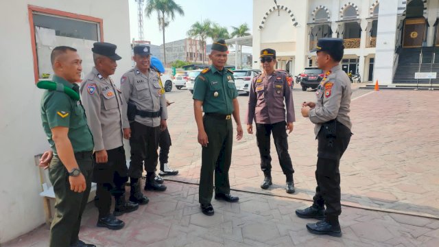 Berikan Rasa Aman, TNI-Polri di Sidrap Bersinergi Lakukan Pengamanan Pelantikan Kades Terpilih