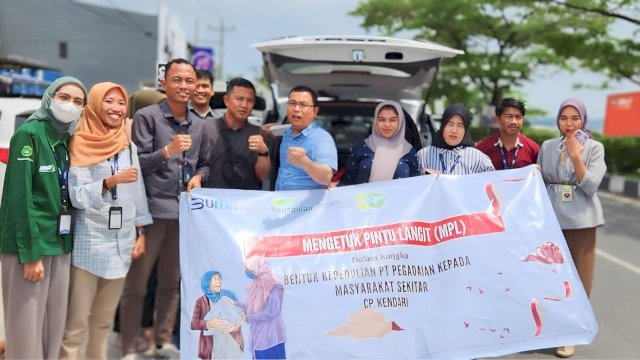 PT Pegadaian kembali melaksanakan kegiatan berbagi kepada masyarakat sekitar di seluruh Cabang, kegiatan ini serentak diselenggarakan baru-baru ini.