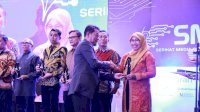 Dinas Kominfo Makassar Raih Penghargaan Peduli Media SMSI Awards Sulsel