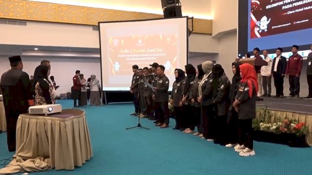 Sebanyak 28.028 Petugas KPPS Dilantik KPU Makassar