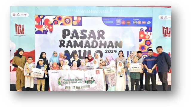 Astra Motor Sulsel selaku main dealer sepeda motor Honda untuk wilayah Sulawesi Selatan, Barat, Tenggara, dan Ambon, menggelar lomba keagamaan tingkat Sekolah Dasar dengan tajuk Ramadhan Jagoan Kids Festival 2024 di Pasar Ramadhan Mulo pada 26 Maret 2024.(Foto:Astra)
