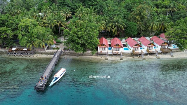 Pulau Dutungan di Kabupaten Barru, Sulsel. (Foto: Herwin Bahar/Lintasterkini)