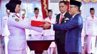 Pj Gubernur Sulsel Kukuhkan Paskibraka, Ini Pesannya