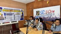 Polres Luwu Utara Sosialisasikan Operasi Zebra Pallawa 2024 Lewat Radio Adira FM