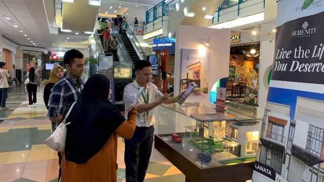 Bukit Baruga, pengembang properti terkemuka di Makassar, kembali berpartisipasi dalam The Showcase Automotive & Property Exhibition yang diselenggarakan di Atrium Mal Ratu Indah, 30 Me-8 Juni 2025.(Foto:Baruga)