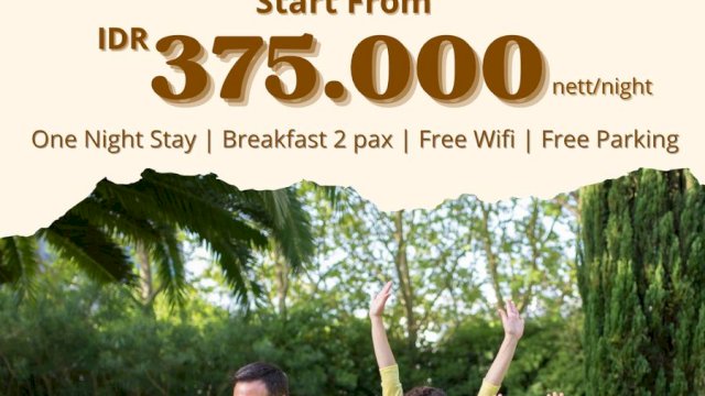 Menyambut musim liburan, Aerotel Smile Makassar menghadirkan promo spesial bertajuk Joliday yang menawarkan pengalaman menginap nyaman dengan harga terjangkau.(Foto:ist)