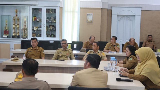 Rakor Program MCP yang dipimpin Wakil Bupati Pinrang Sudirman Bungi