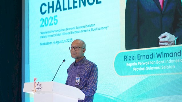 Final South Sulawesi Investment Challenge (SSIC) 2025 yang berlangsung di Novotel Makassar pada Senin, 4 Agustus 2025.(Foto:ist)