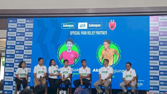 PT Hisamitsu Pharma Indonesia, melalui merek legendaris Salonpas, menjalin kolaborasi strategis dengan PSM Makassar, klub sepak bola tertua dan bersejarah di Indonesia.(Foto:lintas)