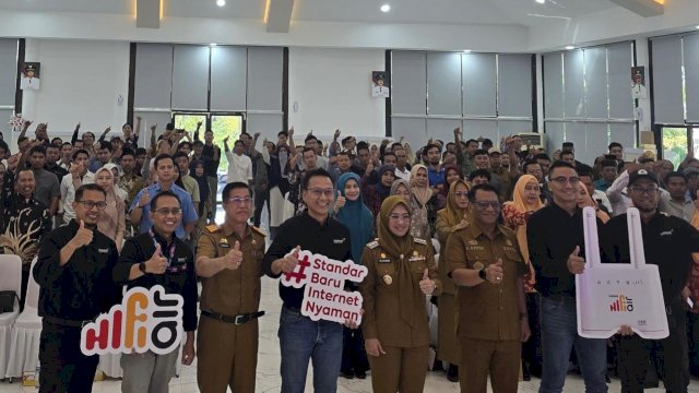 Indosat Ooredoo Hutchison (Indosat atau IOH) menegaskan komitmennya dalam mendukung transformasi digital di wilayah pedesaan melalui kolaborasi strategis dengan Pemerintah Kabupaten Gowa.(Foto:IOH)