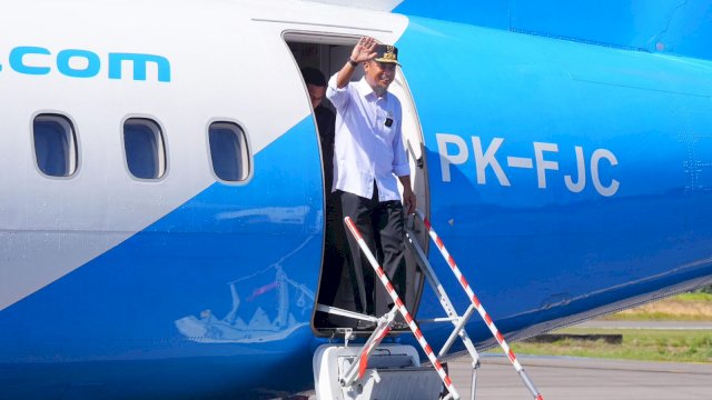 Gubernur Sulsel Resmikan Penerbangan Perdana Makassar–Bone Bersama Fly Jaya Airlines