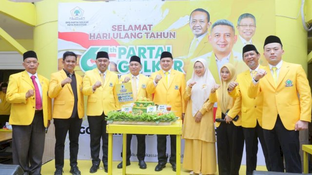 Rayakan HUT Partai ke-61, Munafri: Golkar Harus Hadir untuk Rakyat