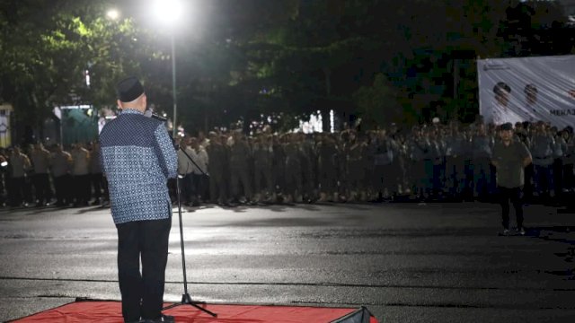 Apel Siaga Trantibum, Pemkot Makassar Gerakkan Sinergi Lima Kecamatan Jaga Kondusifitas Kota