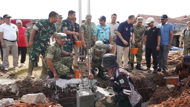Wapang TNI Tinjau Yonif TP 899/BSG dan Pembangunan Koperasi Merah Putih di Wilayah Kodam Jaya