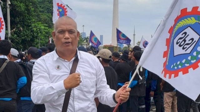 Ketua Aliansi Pekerja TKBM Pelabuhan, Basri Abbas SH