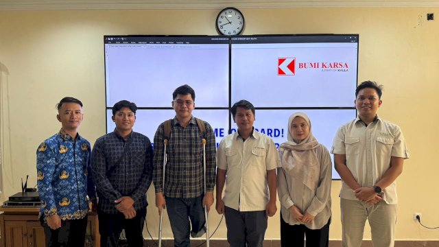 Program Magang Disabilitas hasil kolaborasi KALLA bersama Dinas Ketenagakerjaan (Disnaker) Kota Makassar.(Foto:Kalla)