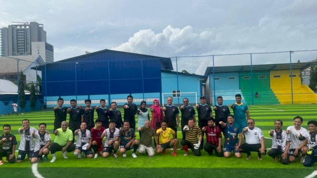 Laga Persahabatan Pemprov Sulsel-BKN Berakhir Imbang 3&ndash;3
